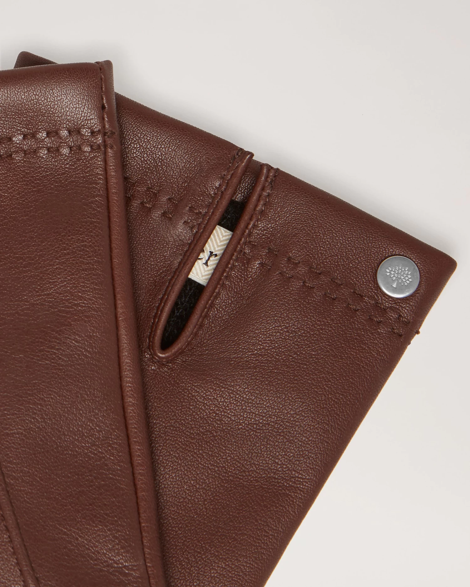 Men's Soft Nappa Gloves Brown 4 Men's Soft Nappa Gloves Brown - Image 2