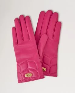 Softie Gloves Mulberry Pink