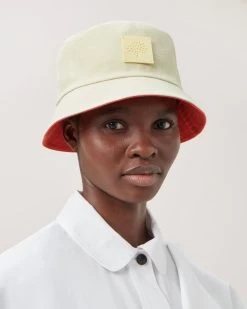 Solid Reversible Bucket Hat Coral Orange & Wild Primrose 12 Solid Reversible Bucket Hat Coral Orange & Wild Primrose -Fashion Bag Store G VH4094 804N682 5