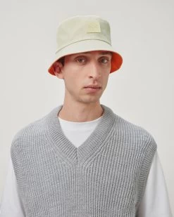 Solid Reversible Bucket Hat Coral Orange & Wild Primrose 15 Solid Reversible Bucket Hat Coral Orange & Wild Primrose -Fashion Bag Store G VH4094 804N682 8