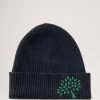 Mulberry Tree Knitted Beanie Black 2 Mulberry Tree Knitted Beanie Black -Fashion Bag Store G VH4103 869A100