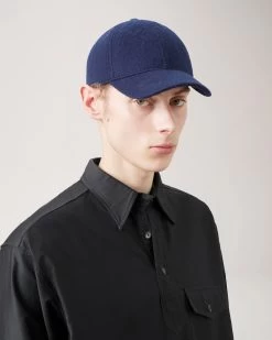 Wool Baseball Cap Midnight -Fashion Bag Store G VH4104 882U561 5