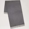 Small Merino Wool Scarf Grey Melange 1 Small Merino Wool Scarf Grey Melange -Fashion Bag Store G VS4240 947C601