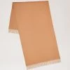 Small Merino Wool Scarf Camel
