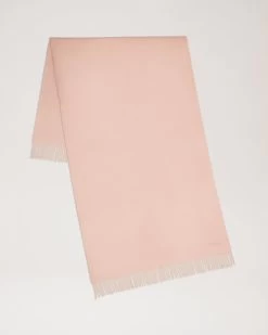 Small Merino Wool Scarf Rosewater