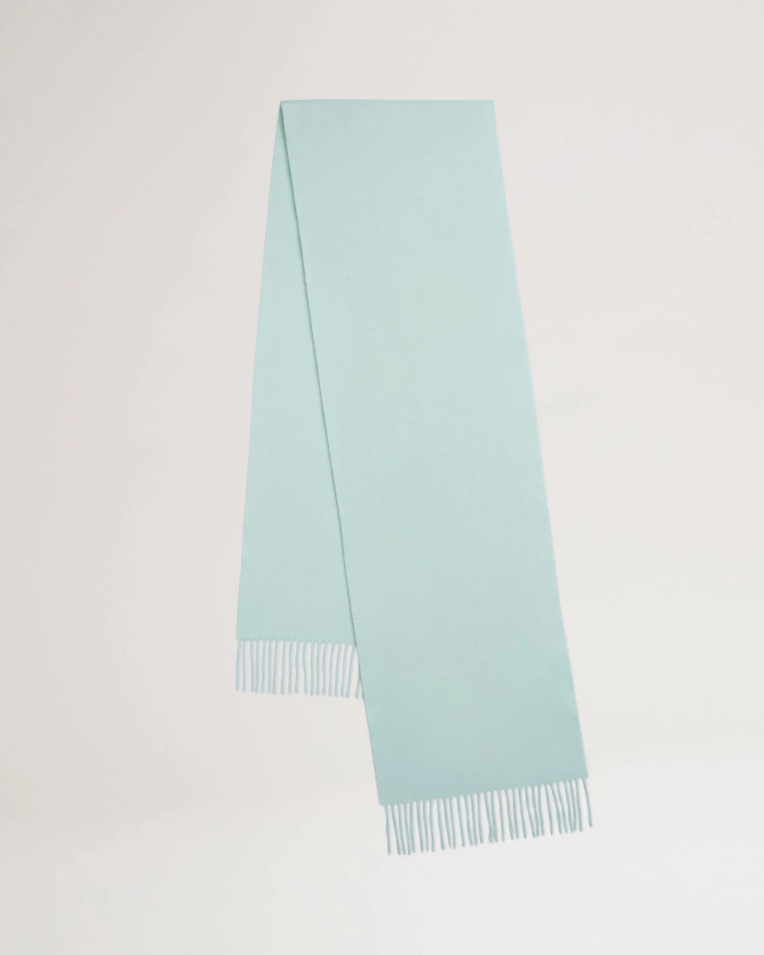 Small Solid Merino Wool Scarf Acrylic Green 4 Small Solid Merino Wool Scarf Acrylic Green - Image 2