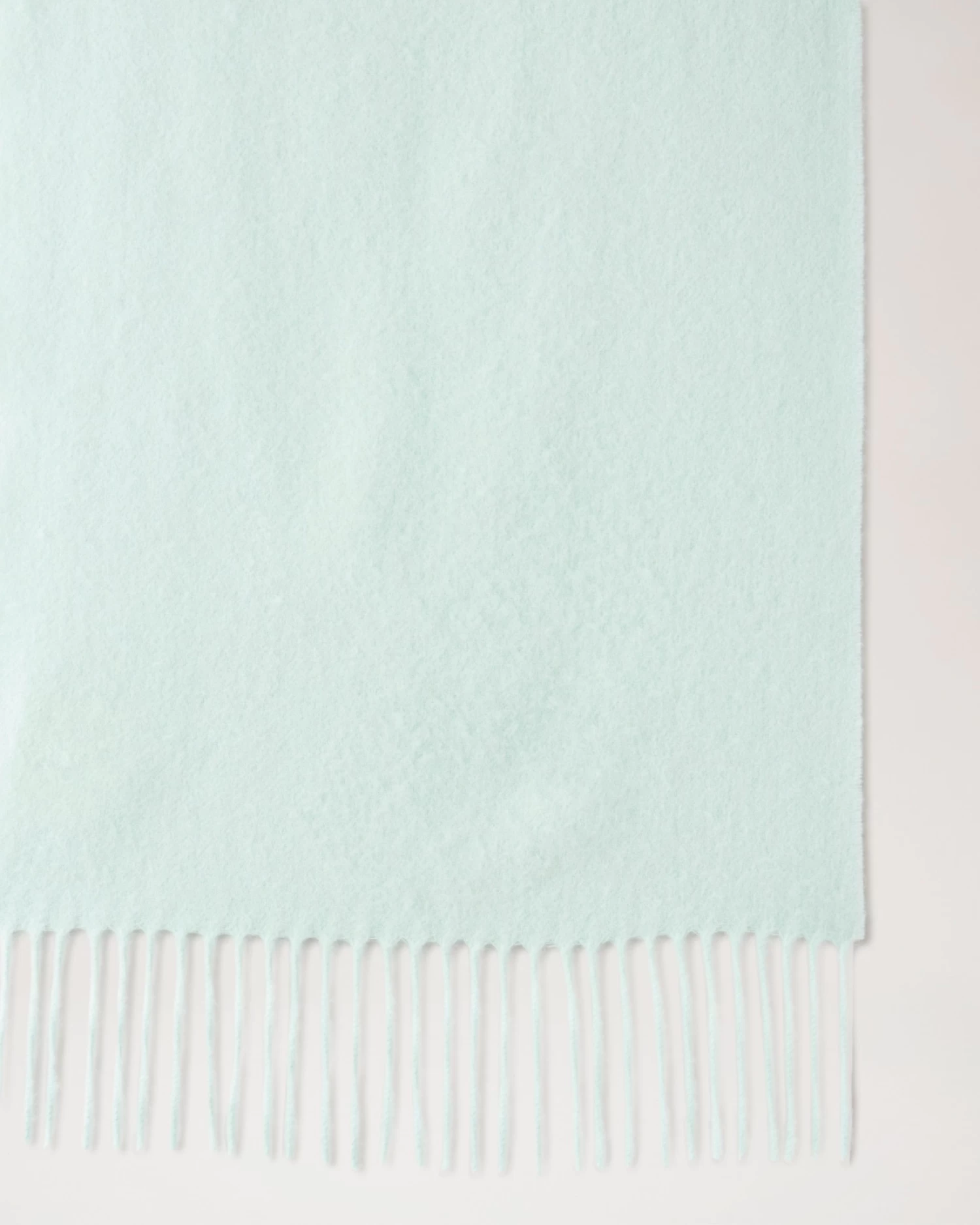 Small Solid Merino Wool Scarf Acrylic Green 6 Small Solid Merino Wool Scarf Acrylic Green - Image 4