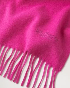 Small Solid Merino Wool Scarf Mulberry Pink 8 Small Solid Merino Wool Scarf Mulberry Pink -Fashion Bag Store G VS4318 946J191 3