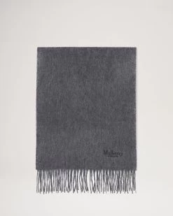 Cashmere Scarf Grey Melange