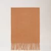 Cashmere Scarf Dark Camel