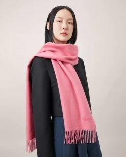 Cashmere Scarf Geranium Pink -Fashion Bag Store G VS4460 484J946 4
