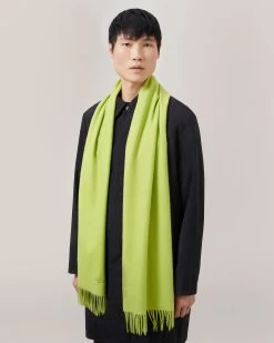 Cashmere Scarf Acid Green -Fashion Bag Store G VS4460 484R569 5