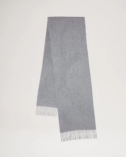 Cashmere Scarf Light Grey Melange -Fashion Bag Store G VS4460 885C914 3