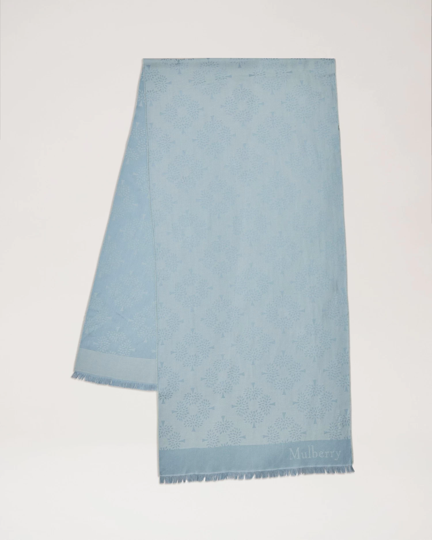 Mulberry Tree Rectangular Scarf Acrylic Green 3 Mulberry Tree Rectangular Scarf Acrylic Green