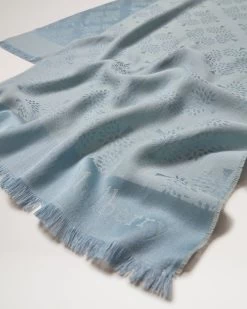 Mulberry Tree Rectangular Scarf Acrylic Green 8 Mulberry Tree Rectangular Scarf Acrylic Green -Fashion Bag Store G VS4638 708Q714 3