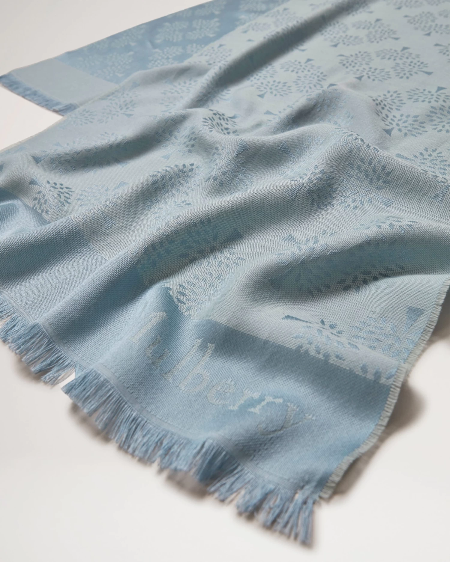 Mulberry Tree Rectangular Scarf Acrylic Green 5 Mulberry Tree Rectangular Scarf Acrylic Green - Image 3