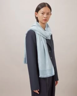 Mulberry Tree Rectangular Scarf Acrylic Green 9 Mulberry Tree Rectangular Scarf Acrylic Green -Fashion Bag Store G VS4638 708Q714 5