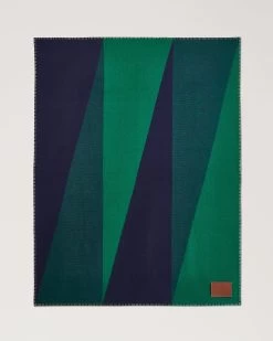 Colour Block Blanket Lawn Green & Midnight -Fashion Bag Store G VS4648 769Q711 3