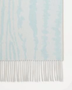 Cashmere Blend Moire Scarf Acrylic Green -Fashion Bag Store G VS4680 829Q714 P