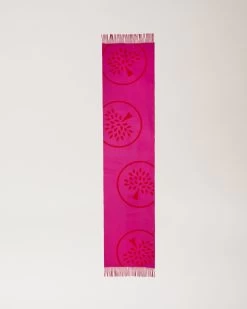 Mulberry Tree Merino Wool Scarf Lancaster Red & Mulberry Pink 13 Mulberry Tree Merino Wool Scarf Lancaster Red & Mulberry Pink -Fashion Bag Store G VS4683 832L687 5