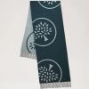 Mulberry Tree Merino Wool Scarf Mulberry Green & Acrylic Green