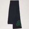 Mulberry Tree Knitted Scarf Black 2 Mulberry Tree Knitted Scarf Black -Fashion Bag Store G VS4689 868A100