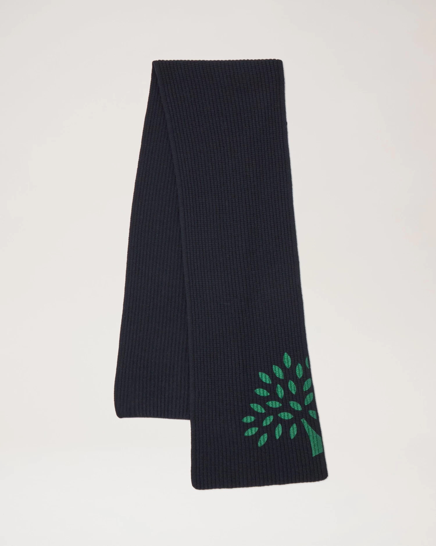 Mulberry Tree Knitted Scarf Black 3 Mulberry Tree Knitted Scarf Black