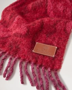 Camo Alpaca Scarf Lancaster Red & Mulberry Pink 10 Camo Alpaca Scarf Lancaster Red & Mulberry Pink -Fashion Bag Store G VS4691 859L687 3