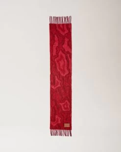 Camo Alpaca Scarf Lancaster Red & Mulberry Pink 11 Camo Alpaca Scarf Lancaster Red & Mulberry Pink -Fashion Bag Store G VS4691 859L687 4