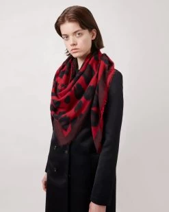 Leopard Square Oxblood & Lancaster Red 7 Leopard Square Oxblood & Lancaster Red -Fashion Bag Store G VS4696 854K199 3