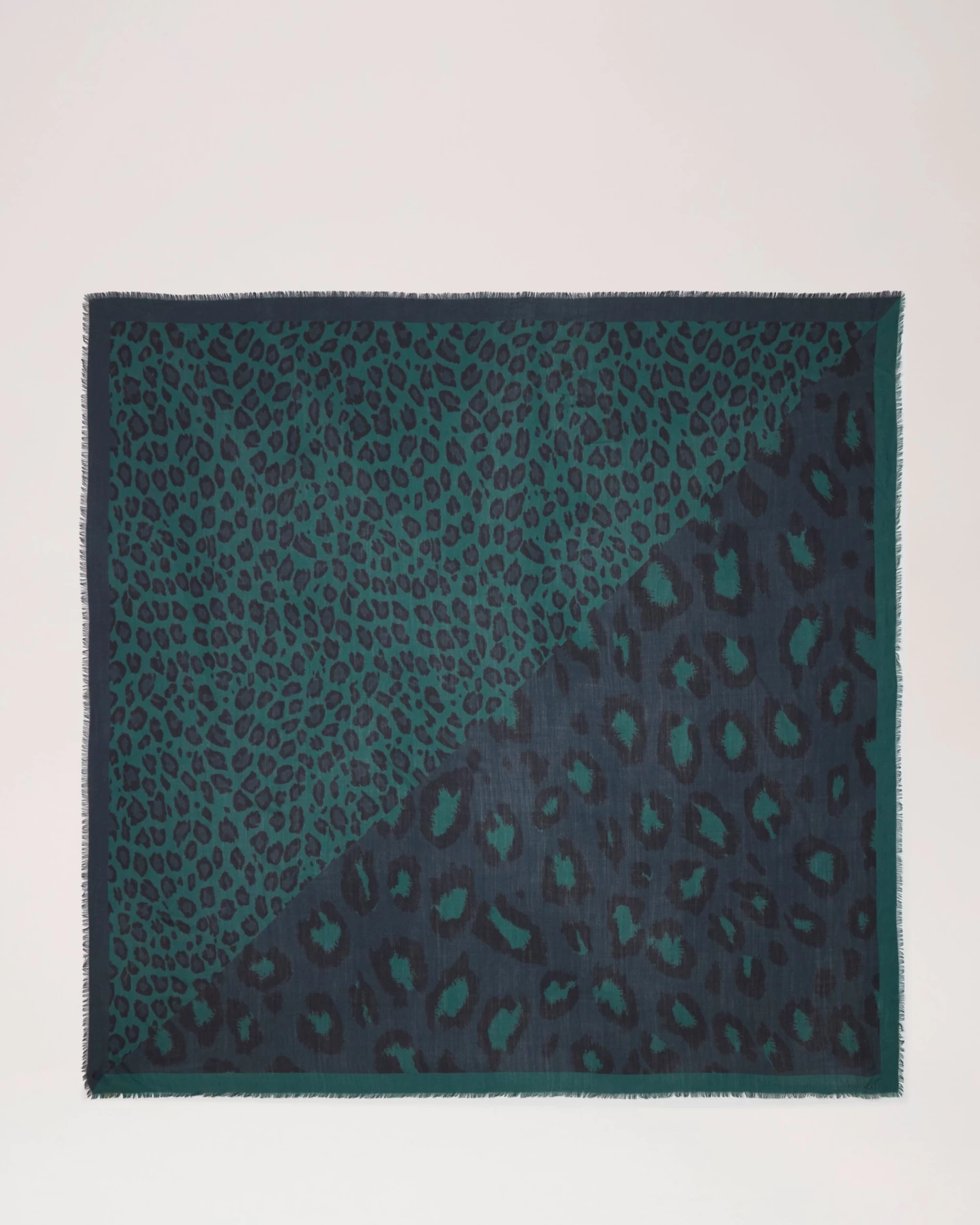 Leopard Square Mulberry Green & Black 3 Leopard Square Mulberry Green & Black