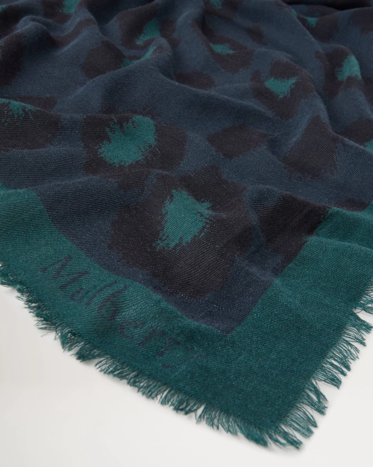 Leopard Square Mulberry Green & Black 4 Leopard Square Mulberry Green & Black - Image 2