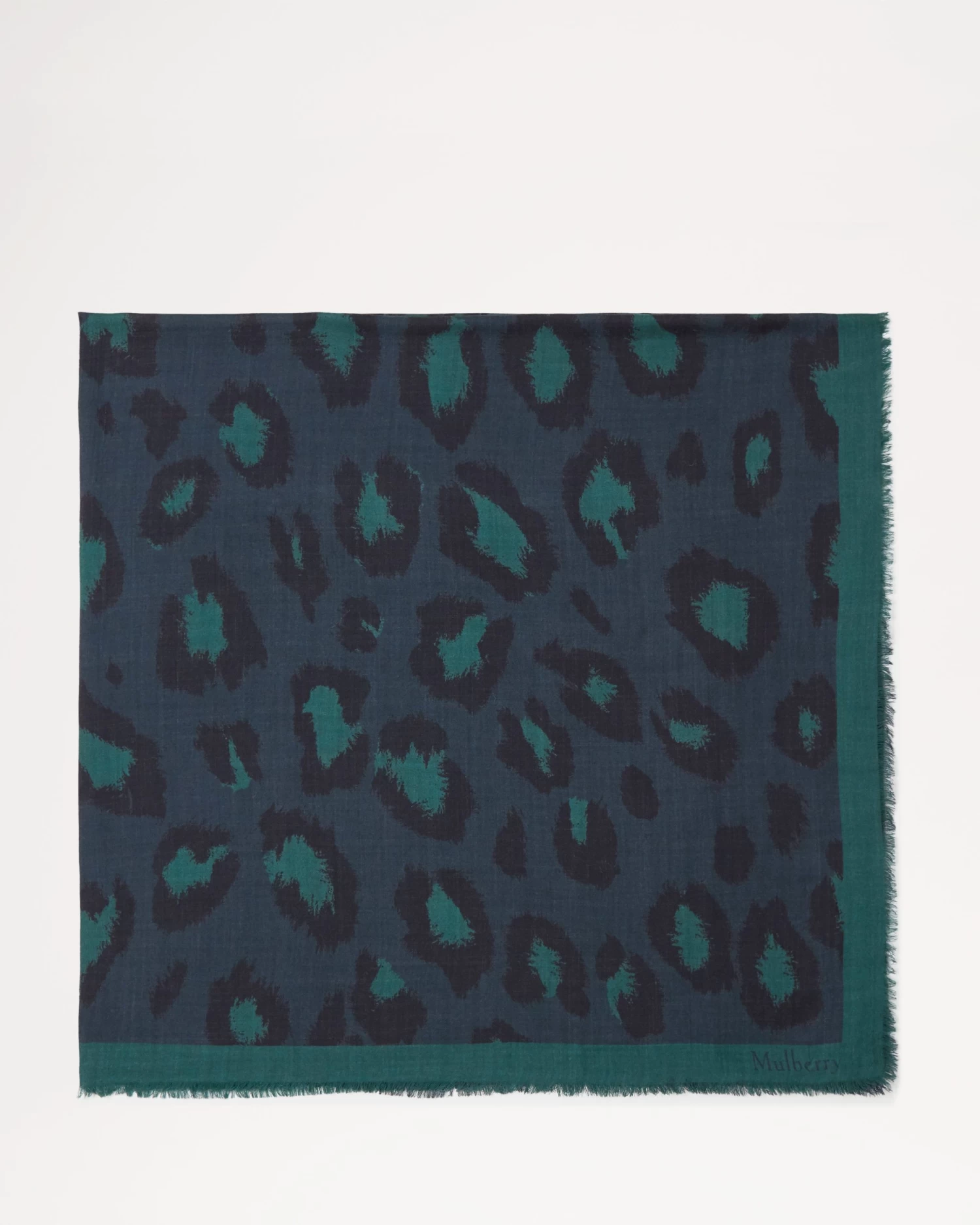 Leopard Square Mulberry Green & Black 5 Leopard Square Mulberry Green & Black - Image 3