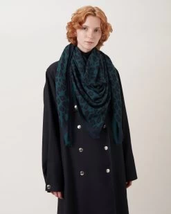 Leopard Square Mulberry Green & Black 9 Leopard Square Mulberry Green & Black -Fashion Bag Store G VS4696 854Z947 4