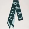 Logo Skinny Scarf Mulberry Green & Acrylic Green -Fashion Bag Store G VS4707 843Q720