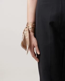 Logo Skinny Scarf Chalk & Maple 7 Logo Skinny Scarf Chalk & Maple -Fashion Bag Store G VS4707 843W560 3