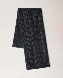 Softie Quilted Nylon Scarf Black