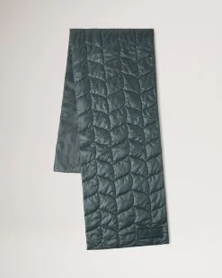 Softie Quilted Nylon Scarf Mulberry Green