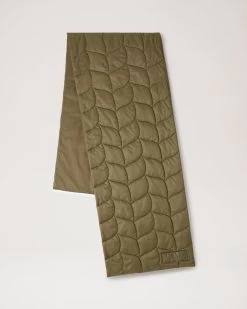 Softie Quilted Nylon Scarf Khaki