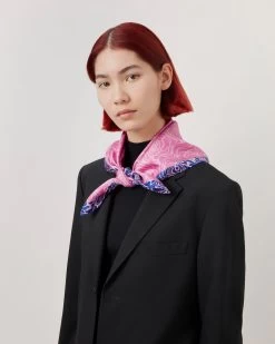 Distorted Rose Square Geranium Pink & Powder Rose -Fashion Bag Store G VS4725 910Z375 3