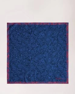 Distorted Rose Square Pigment Blue & Lancaster Red