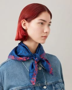 Distorted Rose Square Pigment Blue & Lancaster Red -Fashion Bag Store G VS4725 910Z386 3