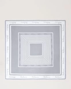 Logo Border Square Pale Grey & White