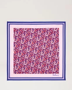 Softie Chain Square Lancaster Red & Powder Rose