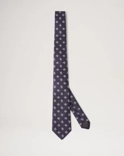 Mulberry All Over Tree Tie Night Sky