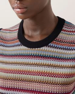 Paul Smith Women's Knitted Vest Multicolour 9 Paul Smith Women's Knitted Vest Multicolour -Fashion Bag Store G WK4490 000Z501 4