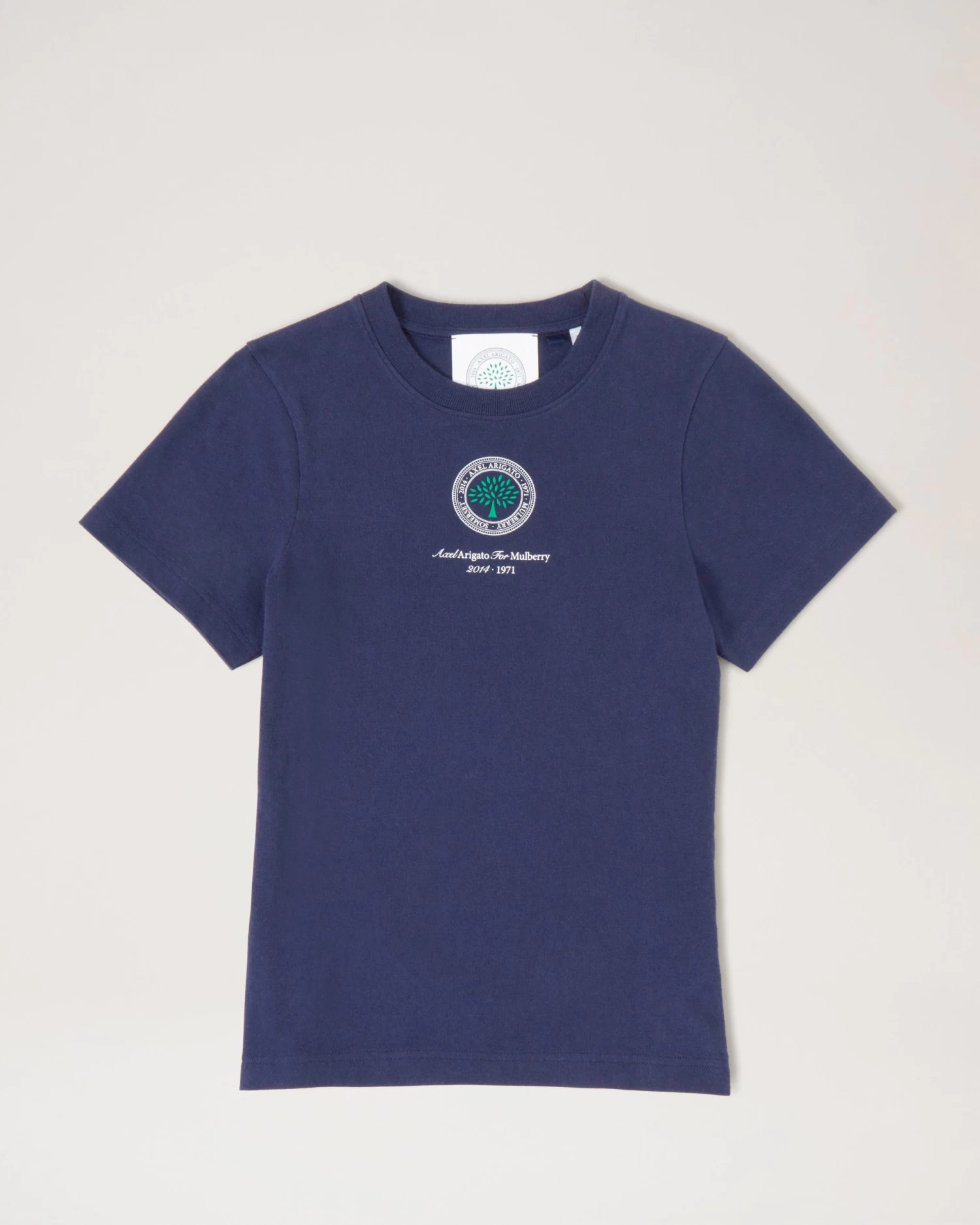 Axel Arigato For Mulberry Baby Tee Navy 2 Axel Arigato For Mulberry Baby Tee Navy