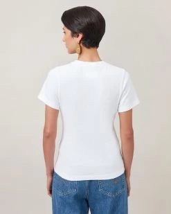 Axel Arigato For Mulberry Baby Tee White -Fashion Bag Store G WP4078 118W100 3