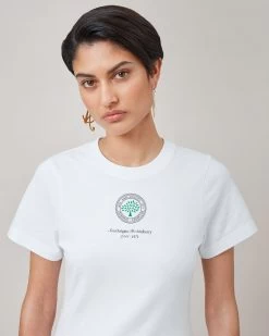 Axel Arigato For Mulberry Baby Tee White -Fashion Bag Store G WP4078 118W100 4