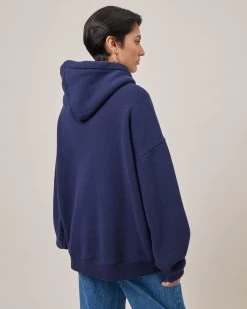 Axel Arigato For Mulberry Hoodie - Women's Navy -Fashion Bag Store G WP4079 118U120 3